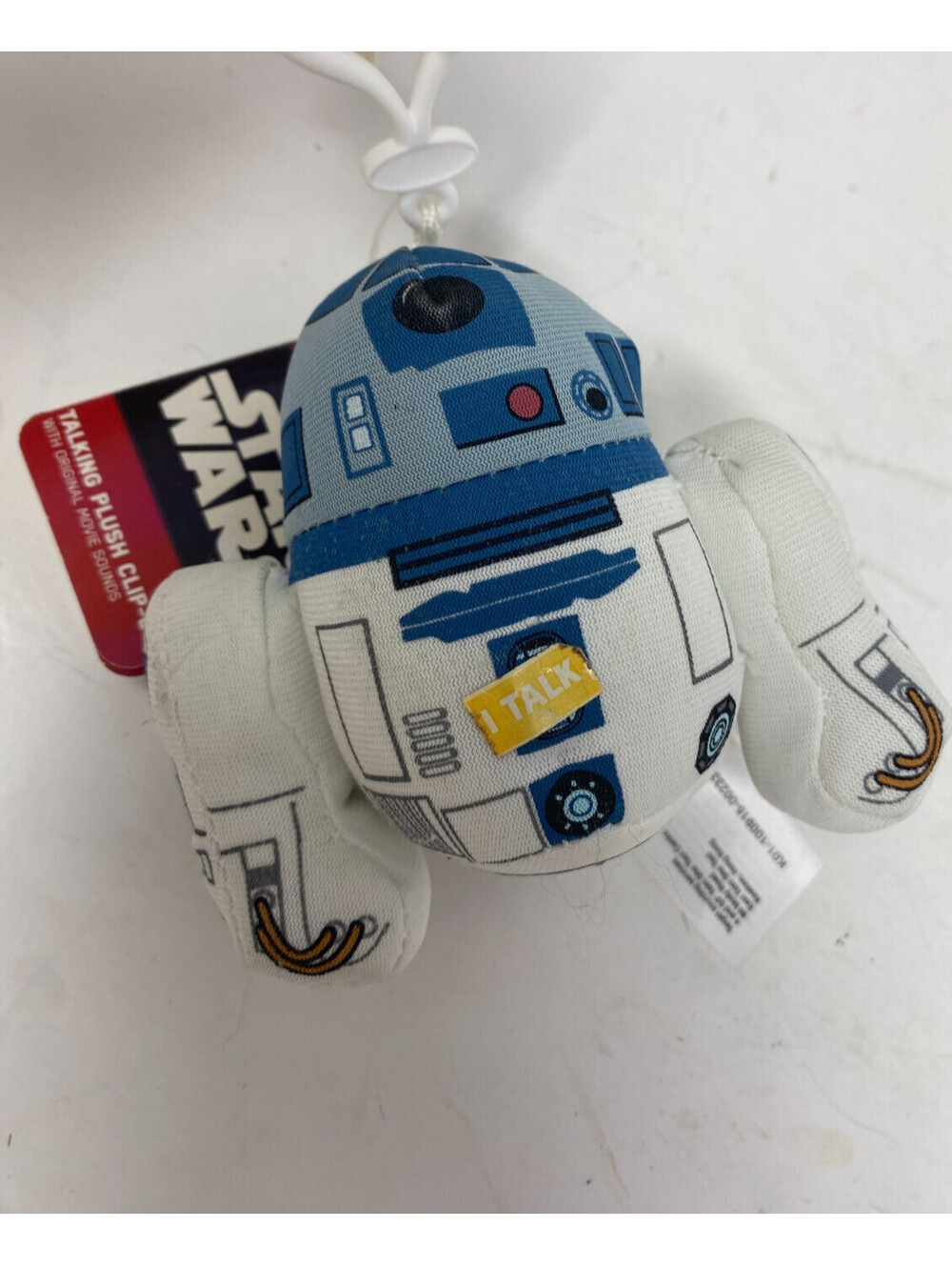 Star Wars R2-D2 Talking Plush Clip-On Keychain Underground Toys Droid Backpack